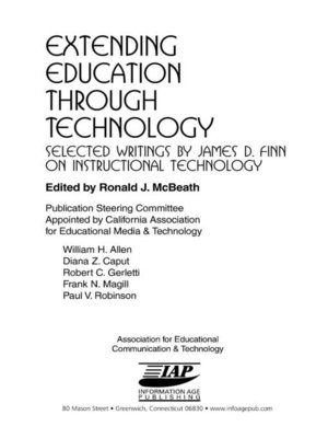 cover image of Extending Education through Technology